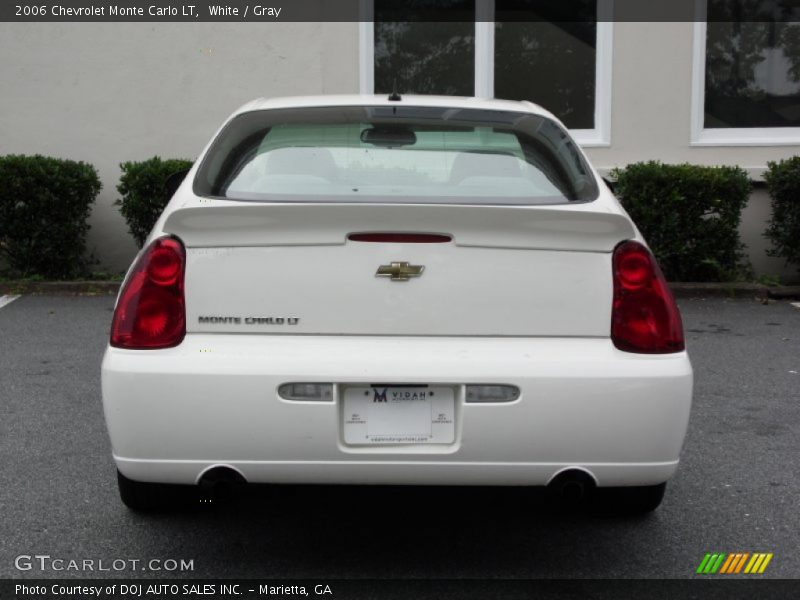 White / Gray 2006 Chevrolet Monte Carlo LT