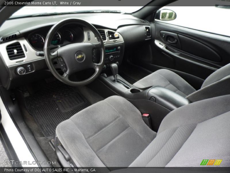 White / Gray 2006 Chevrolet Monte Carlo LT