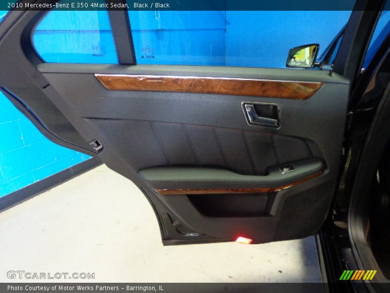 Black / Black 2010 Mercedes-Benz E 350 4Matic Sedan