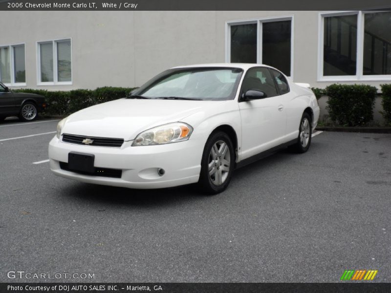 White / Gray 2006 Chevrolet Monte Carlo LT