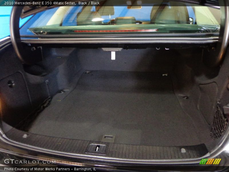 Black / Black 2010 Mercedes-Benz E 350 4Matic Sedan