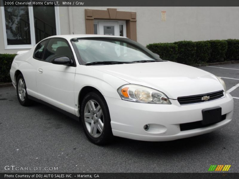 White / Gray 2006 Chevrolet Monte Carlo LT