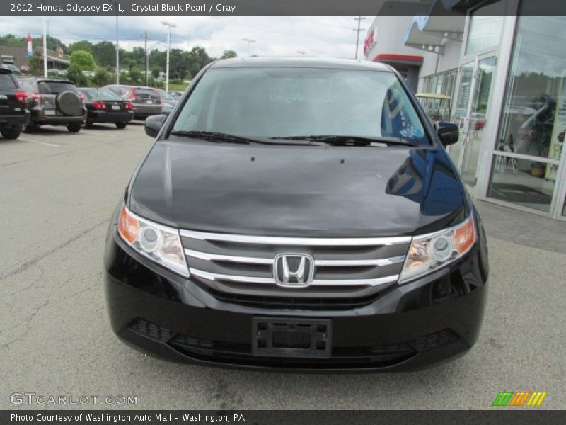 Crystal Black Pearl / Gray 2012 Honda Odyssey EX-L