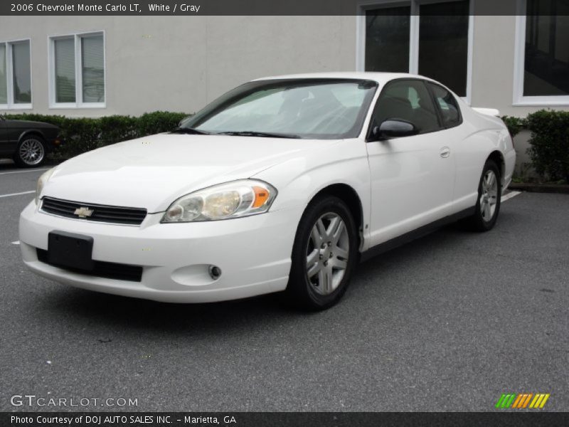 White / Gray 2006 Chevrolet Monte Carlo LT