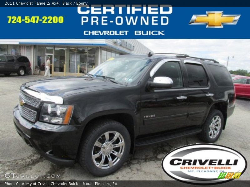 Black / Ebony 2011 Chevrolet Tahoe LS 4x4