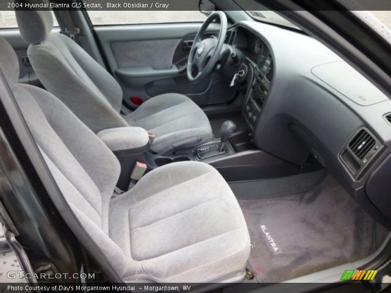 Black Obsidian / Gray 2004 Hyundai Elantra GLS Sedan