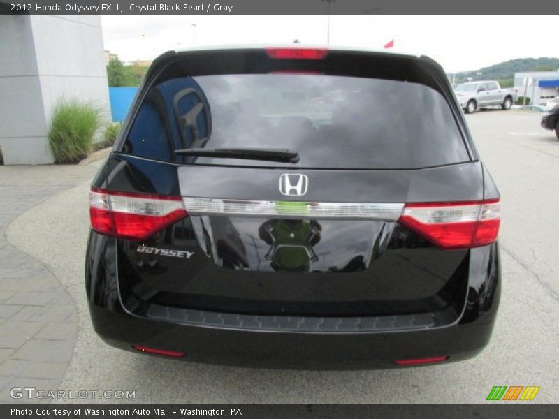Crystal Black Pearl / Gray 2012 Honda Odyssey EX-L