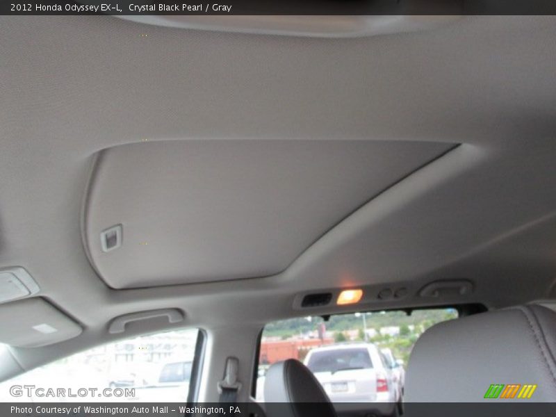 Crystal Black Pearl / Gray 2012 Honda Odyssey EX-L