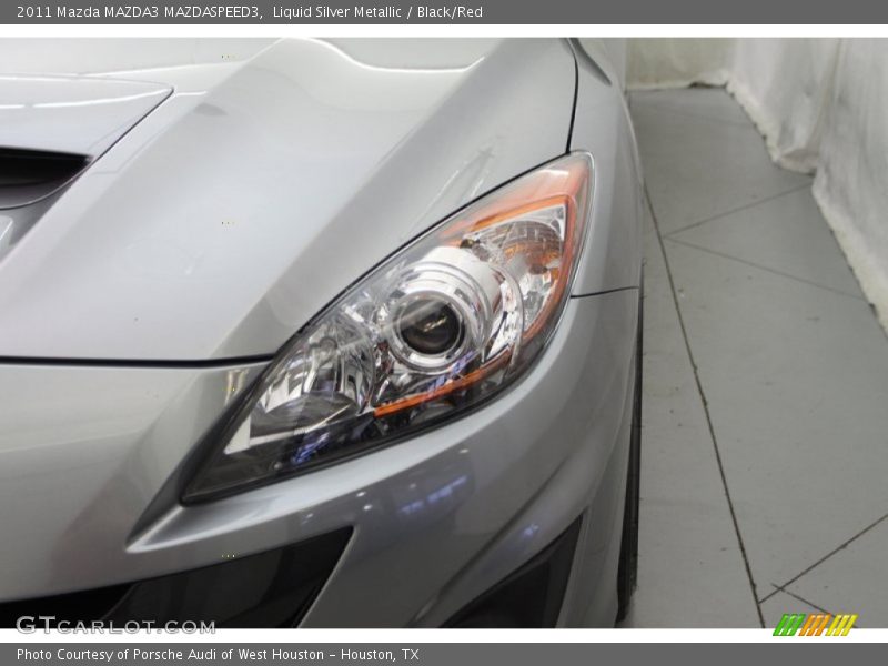 Liquid Silver Metallic / Black/Red 2011 Mazda MAZDA3 MAZDASPEED3