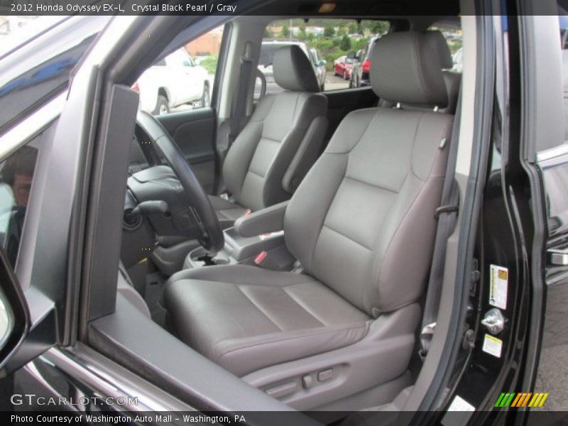 Crystal Black Pearl / Gray 2012 Honda Odyssey EX-L