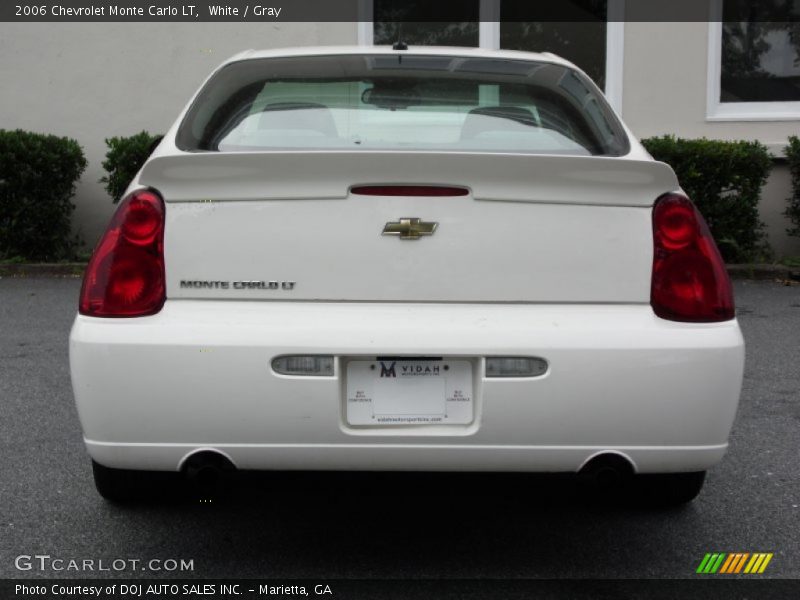 White / Gray 2006 Chevrolet Monte Carlo LT