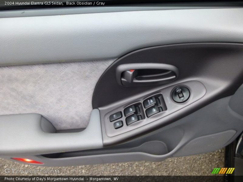 Black Obsidian / Gray 2004 Hyundai Elantra GLS Sedan
