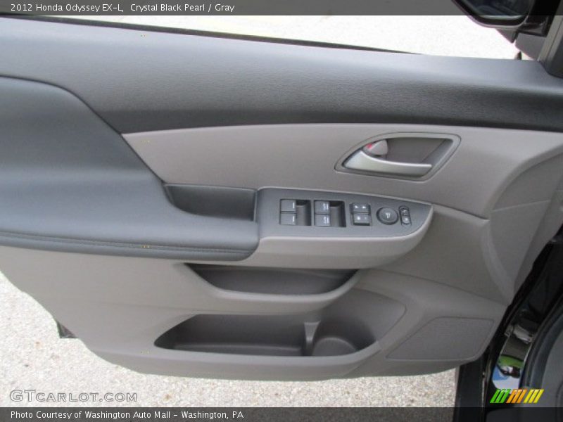 Crystal Black Pearl / Gray 2012 Honda Odyssey EX-L