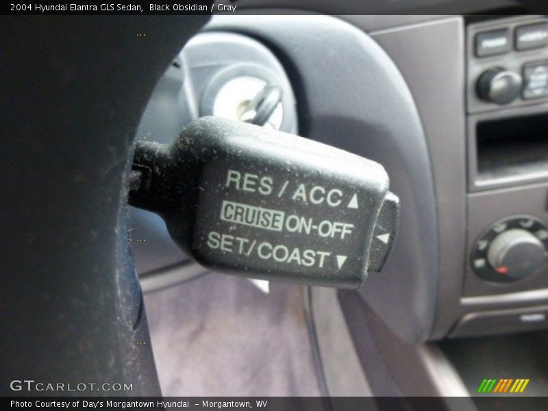 Black Obsidian / Gray 2004 Hyundai Elantra GLS Sedan