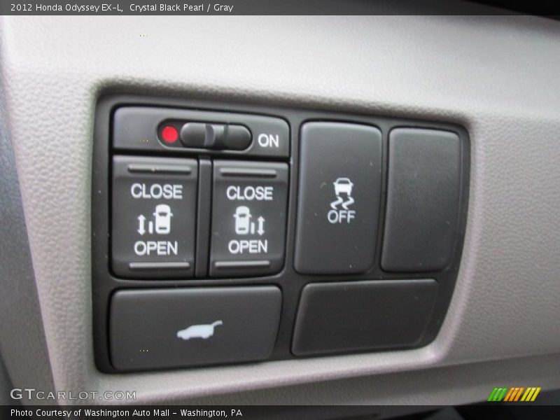 Crystal Black Pearl / Gray 2012 Honda Odyssey EX-L