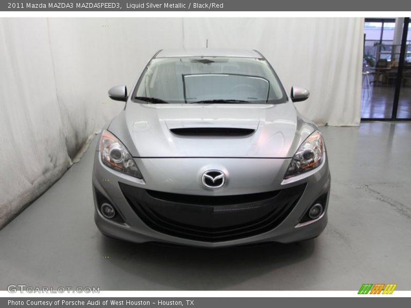 Liquid Silver Metallic / Black/Red 2011 Mazda MAZDA3 MAZDASPEED3