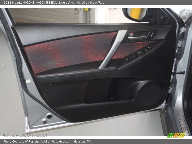 Liquid Silver Metallic / Black/Red 2011 Mazda MAZDA3 MAZDASPEED3