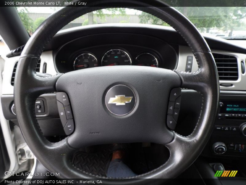 White / Gray 2006 Chevrolet Monte Carlo LT