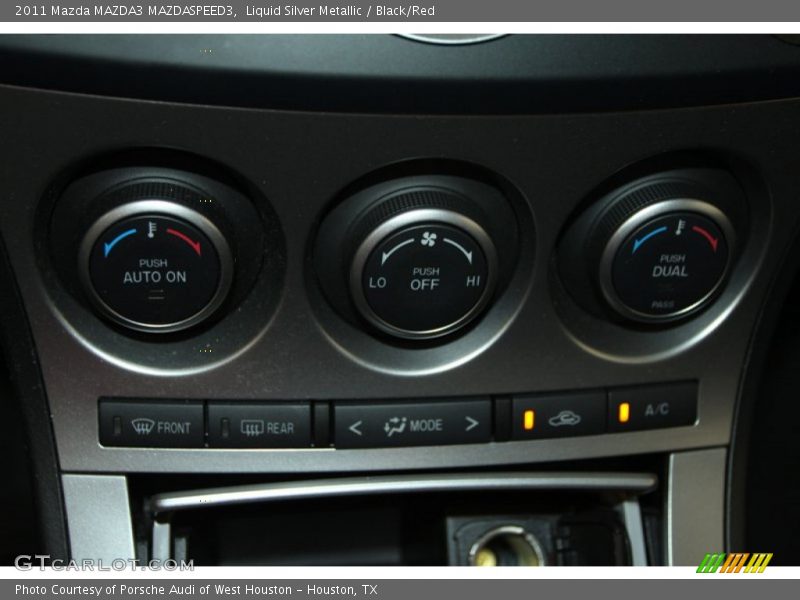 Liquid Silver Metallic / Black/Red 2011 Mazda MAZDA3 MAZDASPEED3