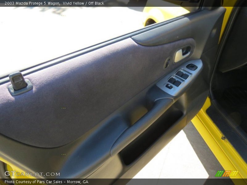 Vivid Yellow / Off Black 2003 Mazda Protege 5 Wagon