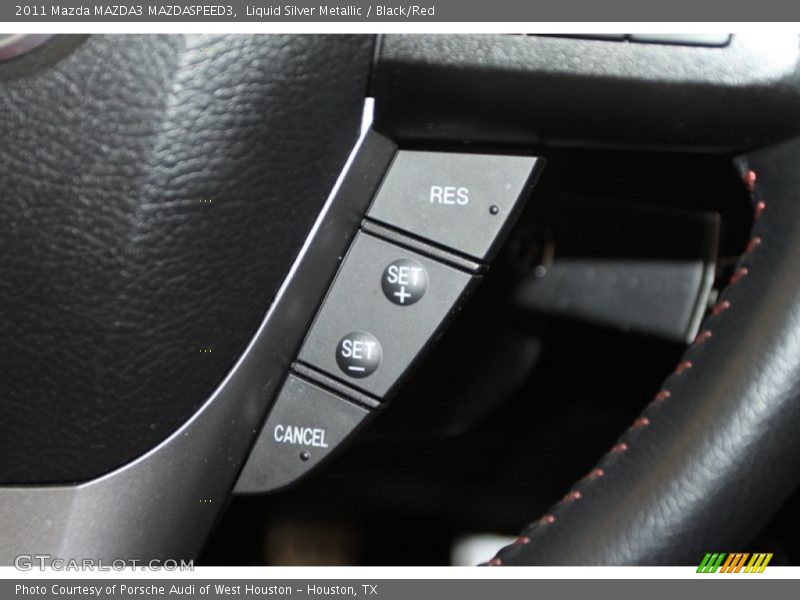 Liquid Silver Metallic / Black/Red 2011 Mazda MAZDA3 MAZDASPEED3