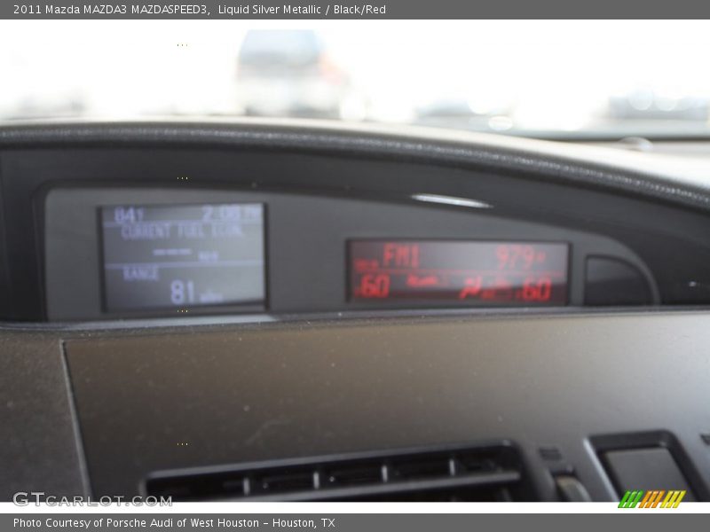 Liquid Silver Metallic / Black/Red 2011 Mazda MAZDA3 MAZDASPEED3