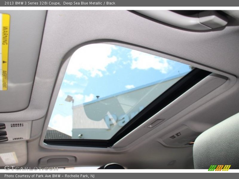 Deep Sea Blue Metallic / Black 2013 BMW 3 Series 328i Coupe