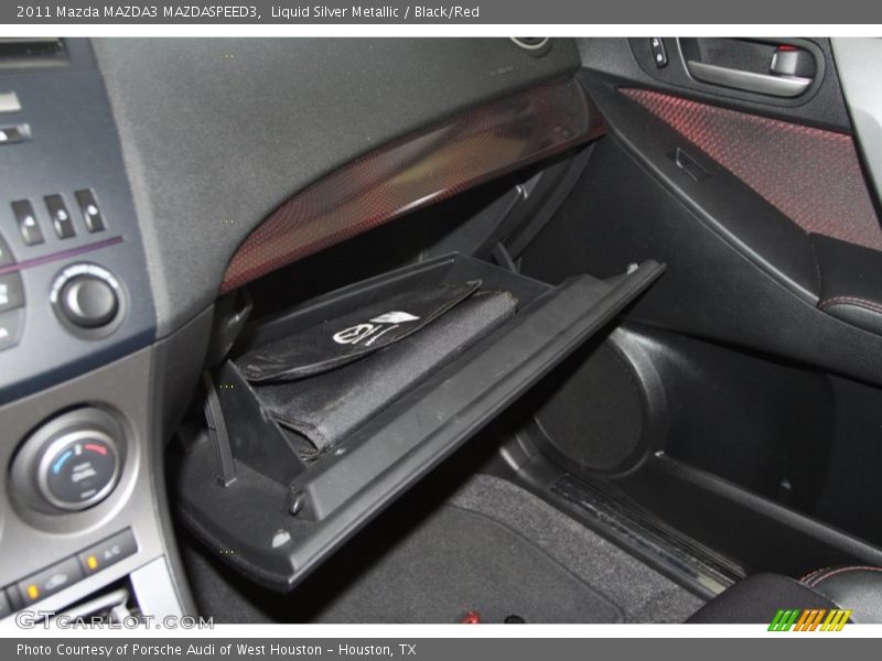 Liquid Silver Metallic / Black/Red 2011 Mazda MAZDA3 MAZDASPEED3