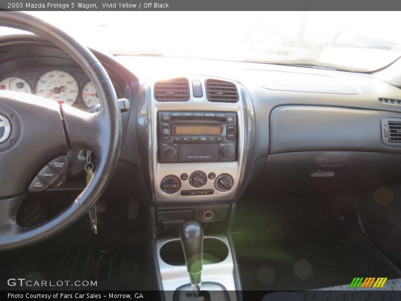 Vivid Yellow / Off Black 2003 Mazda Protege 5 Wagon