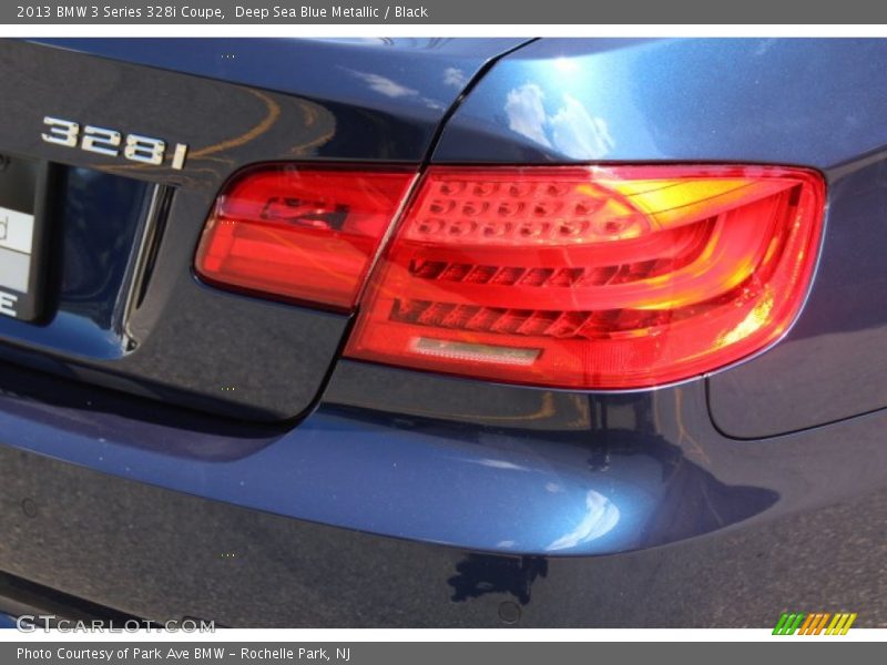 Deep Sea Blue Metallic / Black 2013 BMW 3 Series 328i Coupe
