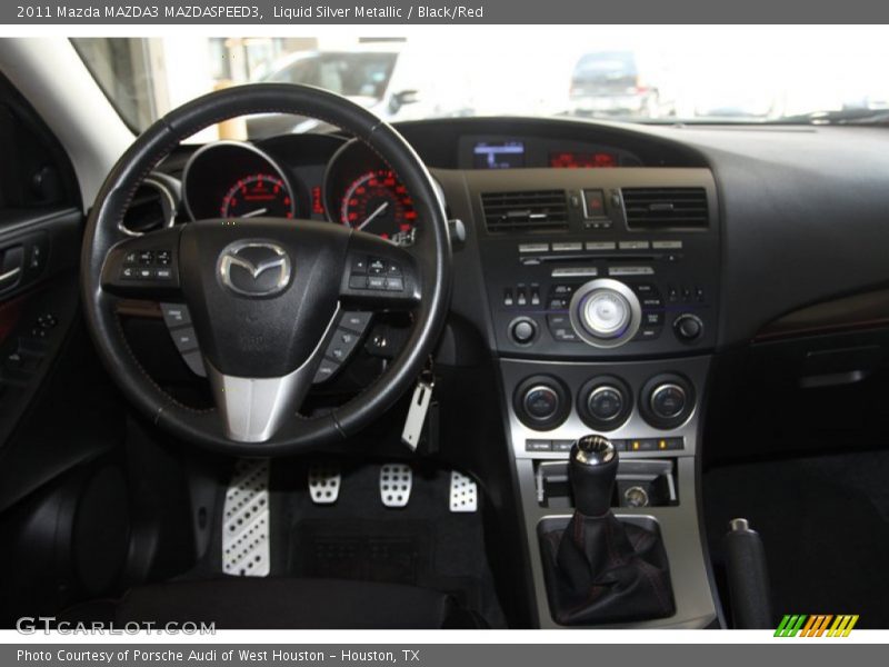 Liquid Silver Metallic / Black/Red 2011 Mazda MAZDA3 MAZDASPEED3
