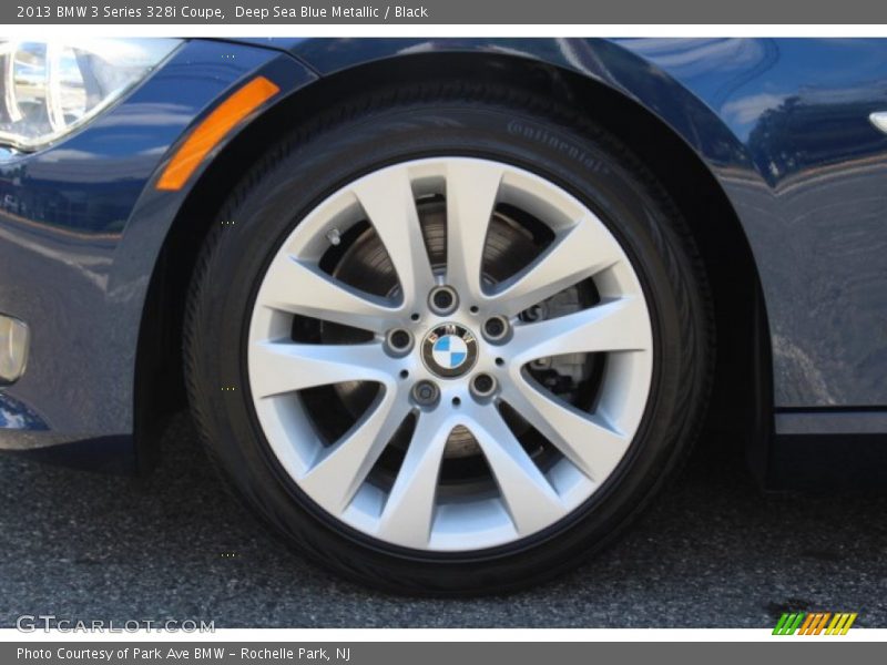 Deep Sea Blue Metallic / Black 2013 BMW 3 Series 328i Coupe