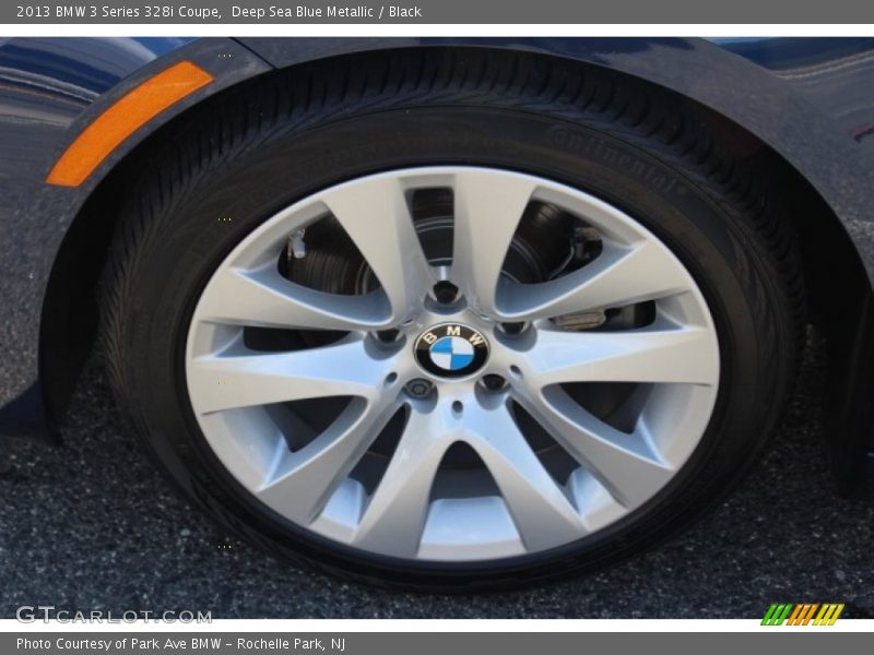 Deep Sea Blue Metallic / Black 2013 BMW 3 Series 328i Coupe