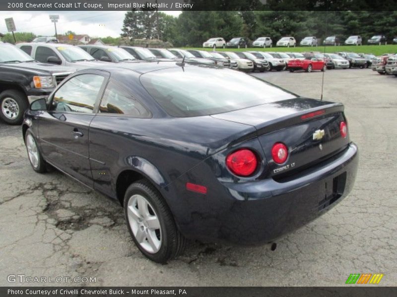 Imperial Blue Metallic / Ebony 2008 Chevrolet Cobalt LT Coupe
