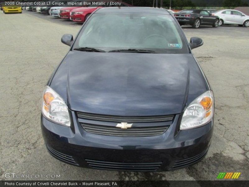 Imperial Blue Metallic / Ebony 2008 Chevrolet Cobalt LT Coupe
