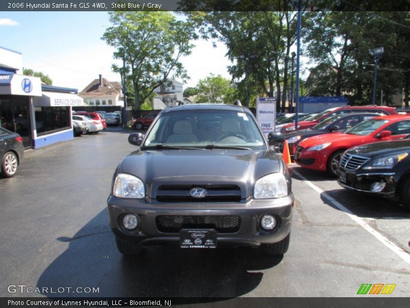 Steel Blue / Gray 2006 Hyundai Santa Fe GLS 4WD