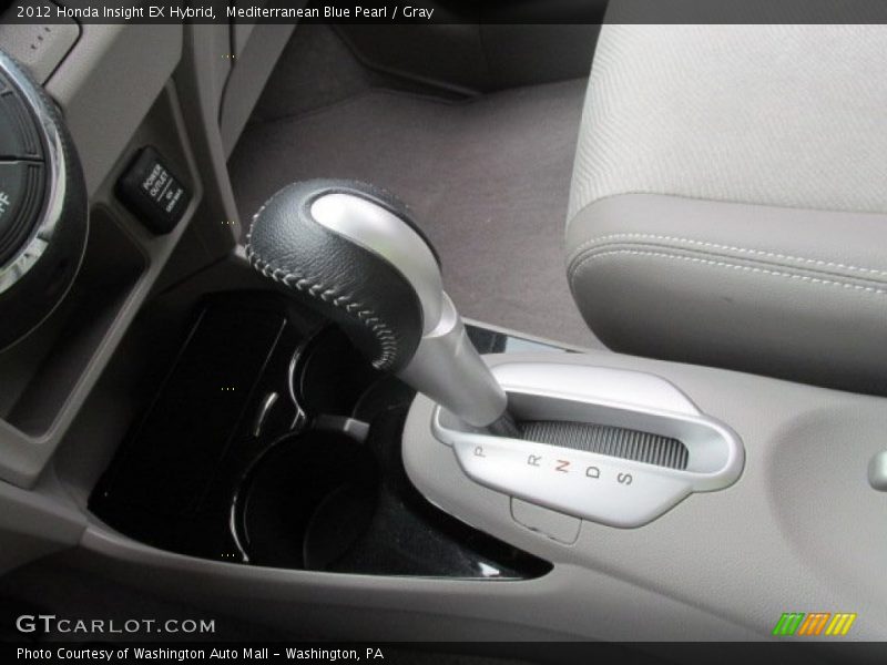 Mediterranean Blue Pearl / Gray 2012 Honda Insight EX Hybrid