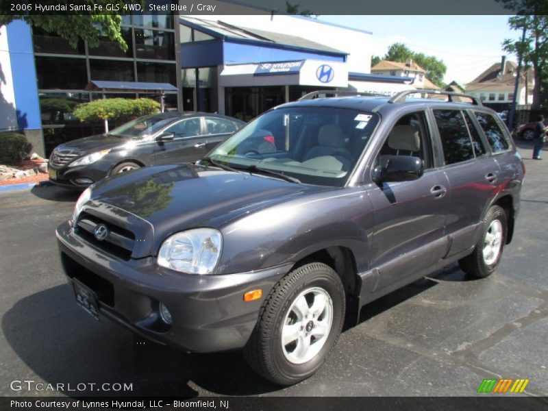 Steel Blue / Gray 2006 Hyundai Santa Fe GLS 4WD
