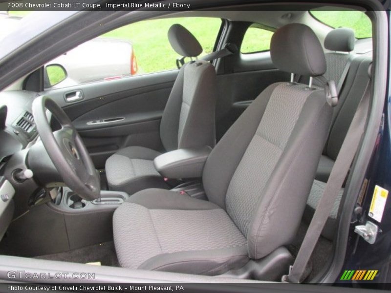 Front Seat of 2008 Cobalt LT Coupe