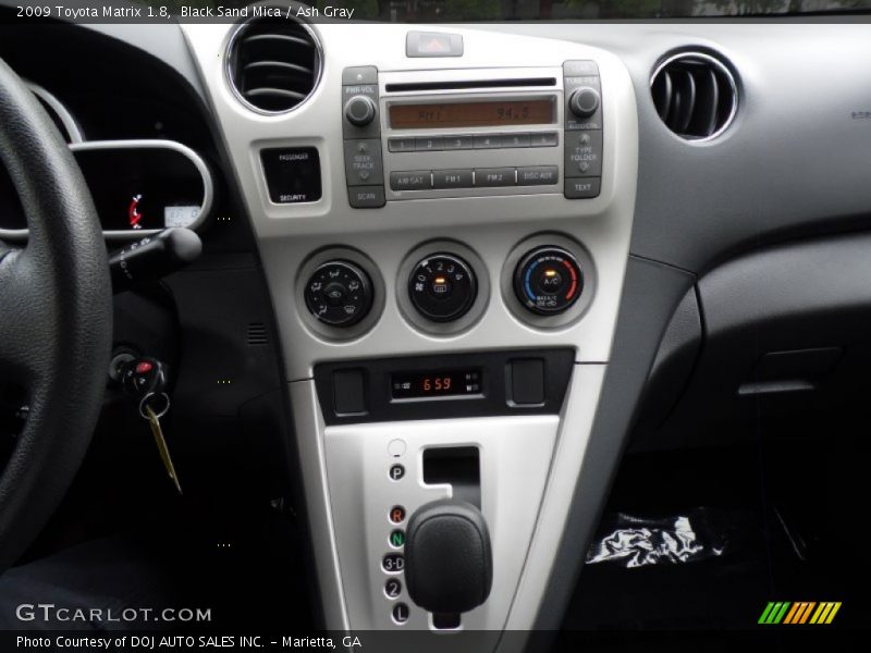 Black Sand Mica / Ash Gray 2009 Toyota Matrix 1.8