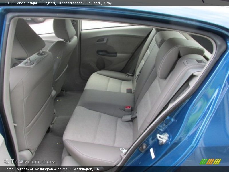 Mediterranean Blue Pearl / Gray 2012 Honda Insight EX Hybrid