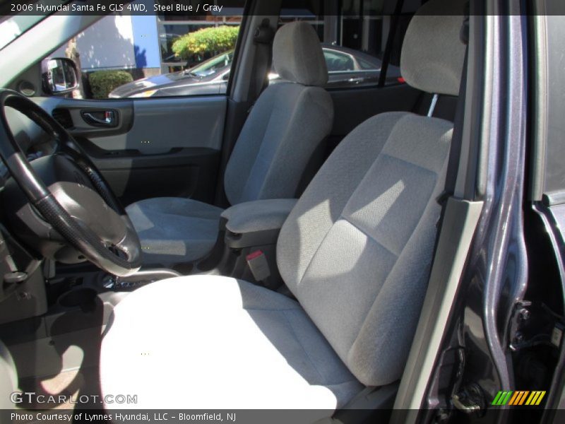 Steel Blue / Gray 2006 Hyundai Santa Fe GLS 4WD