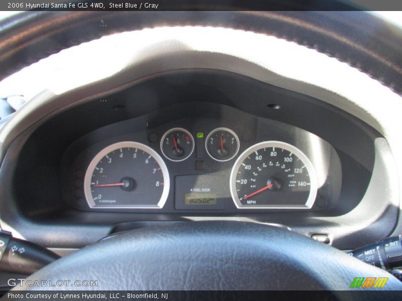 Steel Blue / Gray 2006 Hyundai Santa Fe GLS 4WD