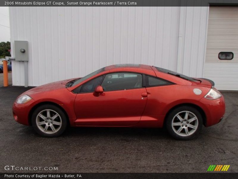 Sunset Orange Pearlescent / Terra Cotta 2006 Mitsubishi Eclipse GT Coupe