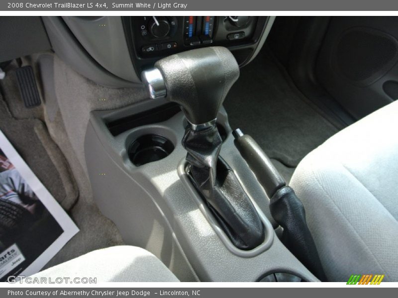 Summit White / Light Gray 2008 Chevrolet TrailBlazer LS 4x4