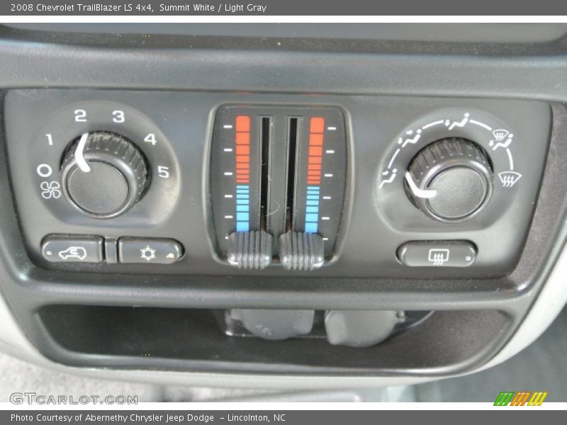 Summit White / Light Gray 2008 Chevrolet TrailBlazer LS 4x4