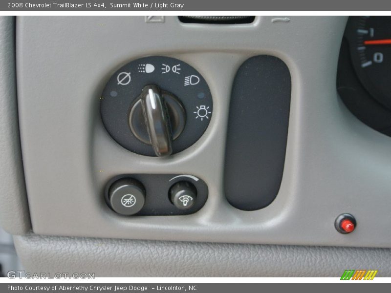 Summit White / Light Gray 2008 Chevrolet TrailBlazer LS 4x4
