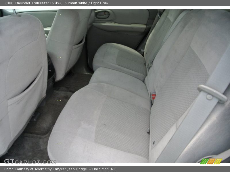 Summit White / Light Gray 2008 Chevrolet TrailBlazer LS 4x4