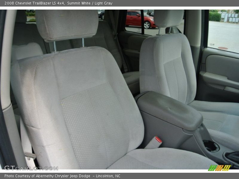Summit White / Light Gray 2008 Chevrolet TrailBlazer LS 4x4