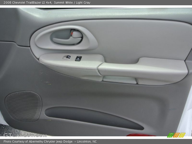 Summit White / Light Gray 2008 Chevrolet TrailBlazer LS 4x4